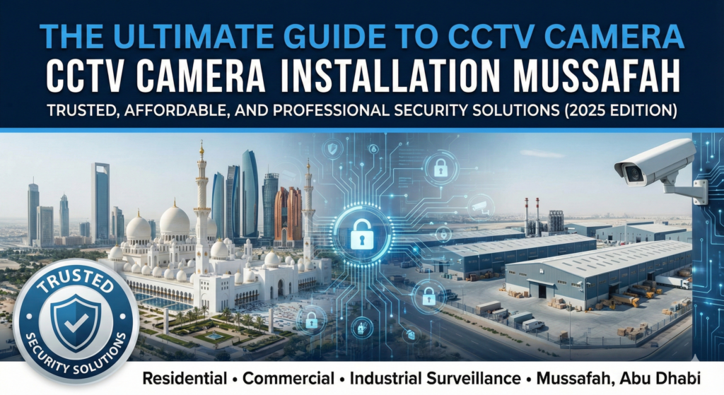 The Ultimate Guide to CCTV Camera Installation Mussafah Trusted, Affordable, and Professional Security Solutions