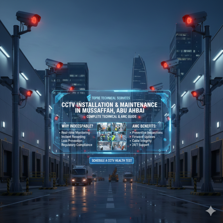 CCTV Installation & Maintenance Services in Mussaffah, Abu Dhabi: Everything You Need to Know